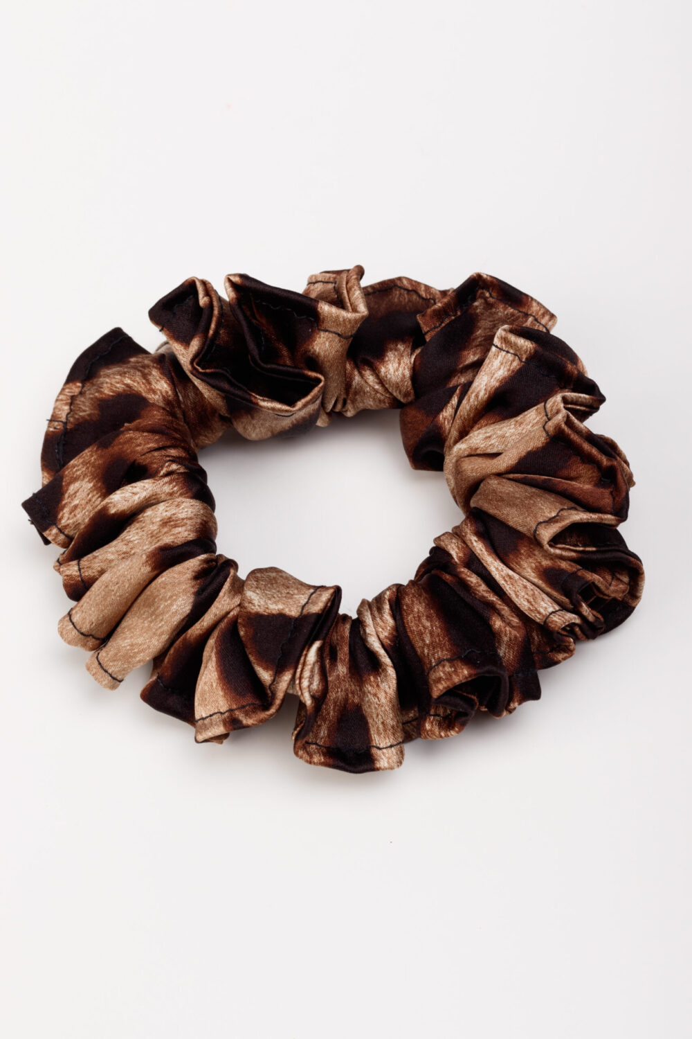Natural silk hair band - Tiger - Image 5