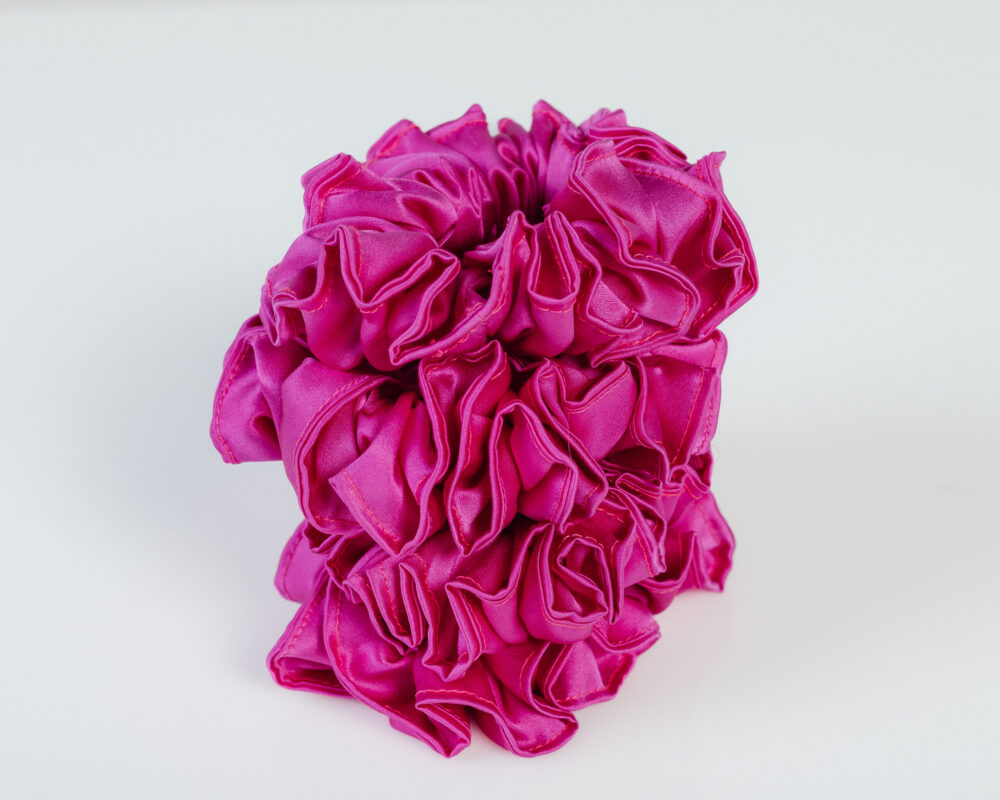 Natural Silk Hair Band Original Colors 1pc