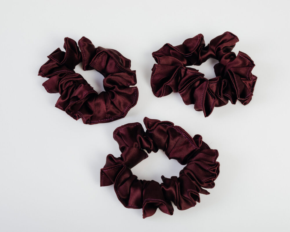 Natural Silk Hair Band Red Tons and More 1 pcs. - Image 6