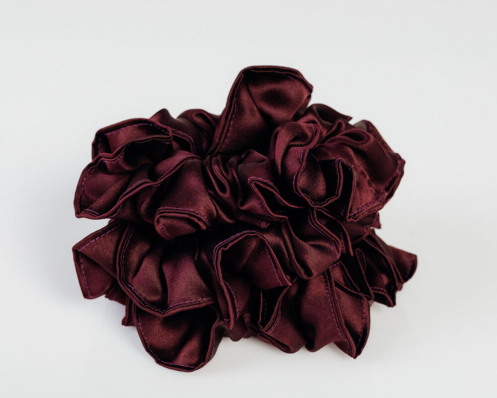 Natural Silk Hair Band Red Tons and More 1 pcs. - Image 5
