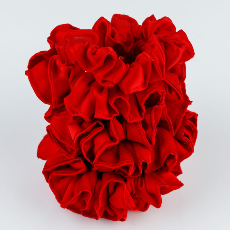 Natural Silk Hair Band Red Tons and More 1 pcs.
