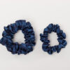Natural Silk Hair Band Blue Gang With Marks 1pc - Image 8
