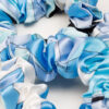 Natural Silk Hair Band Blue Gang With Marks 1pc - Image 4