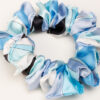 Natural Silk Hair Band Blue Gang With Marks 1pc - Image 2