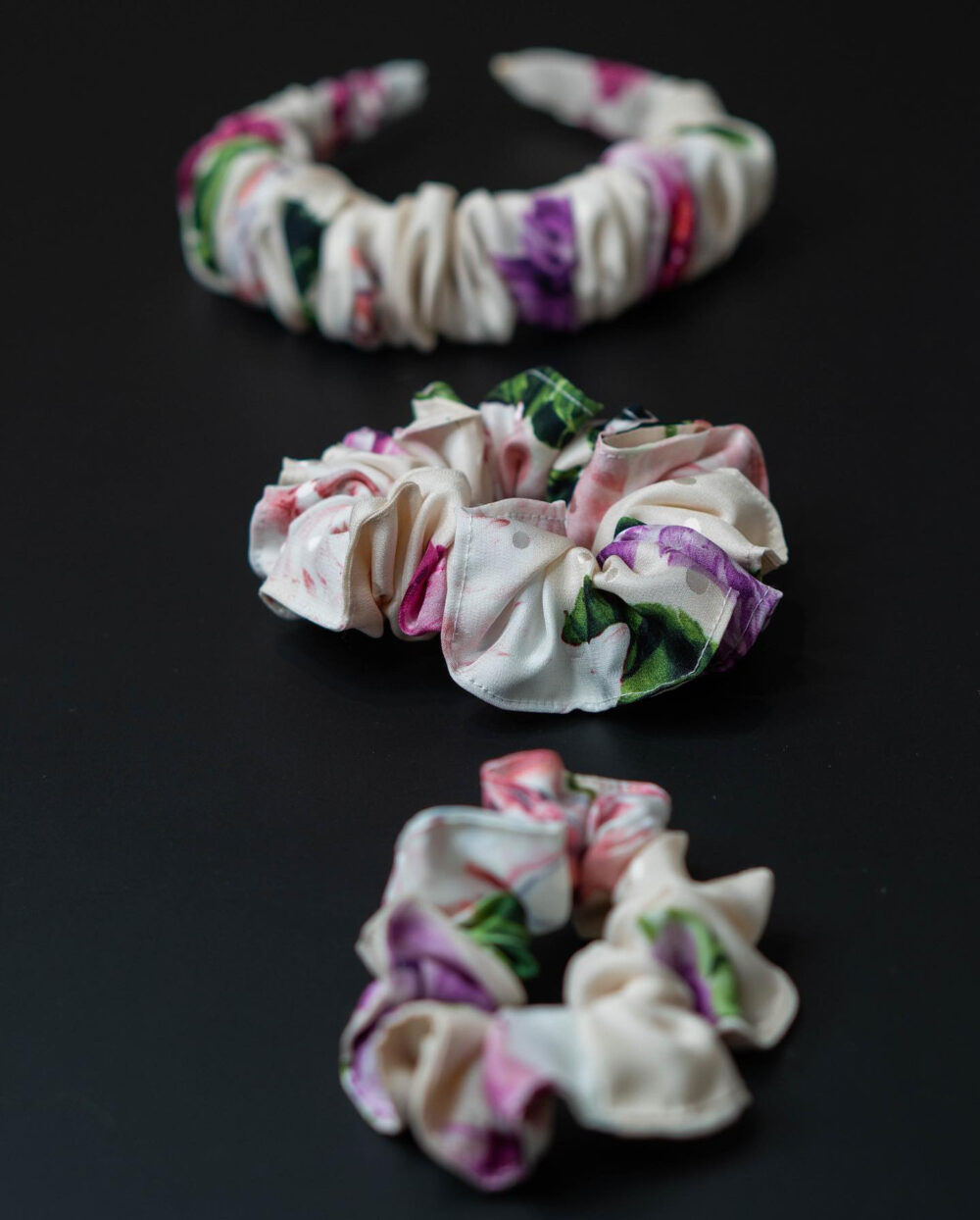 Natural Silk Hair Band  Spring - Image 2