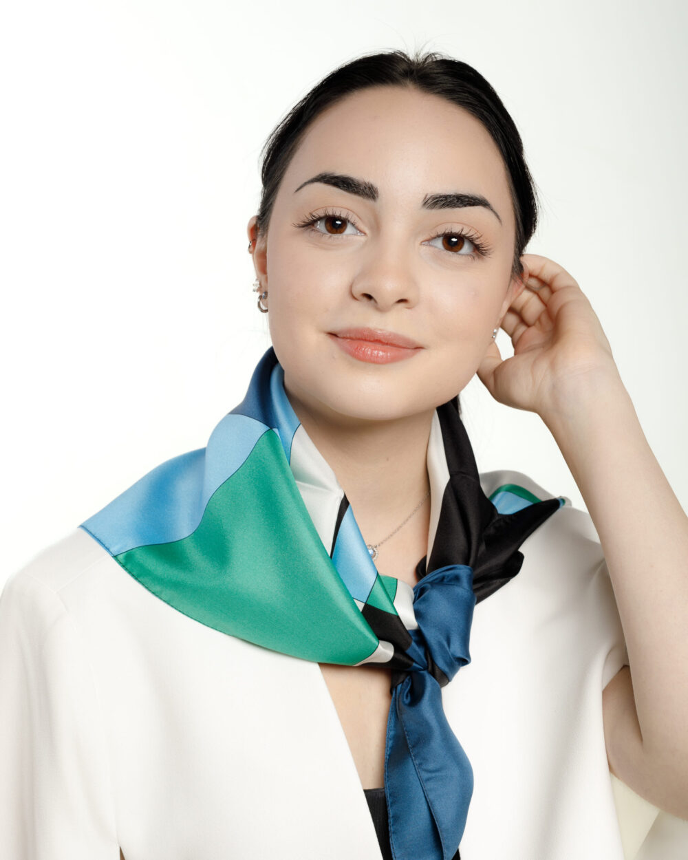 Natural Silk Scarf 3 different colours - Image 10