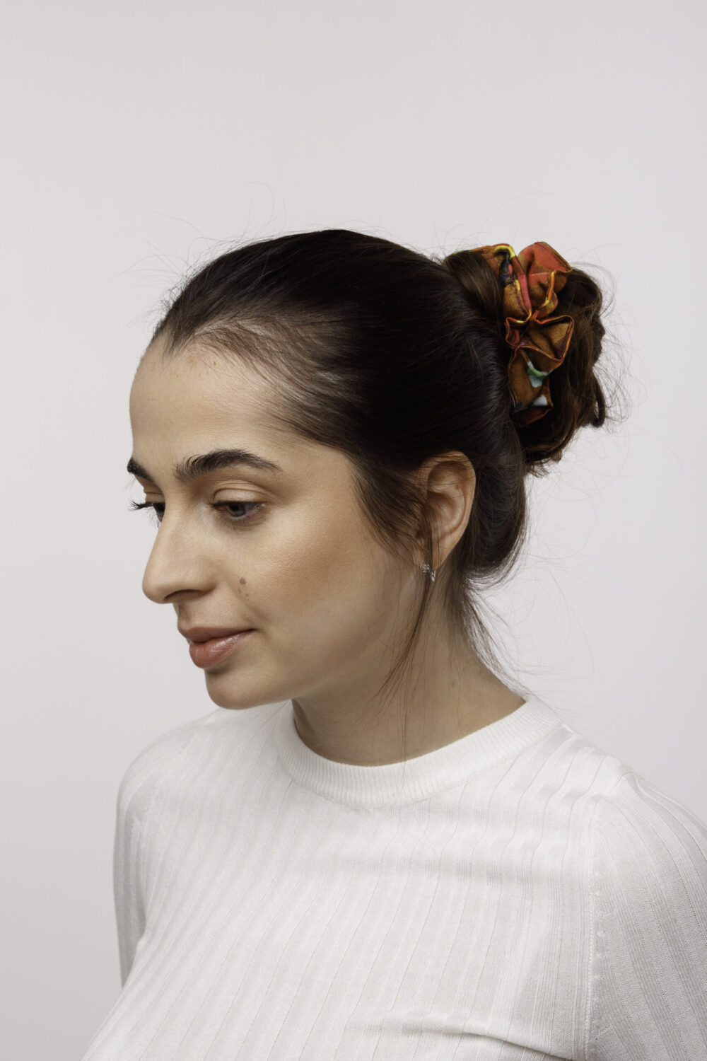 Natural Silk Hair Band All Plants 1pc - Image 2