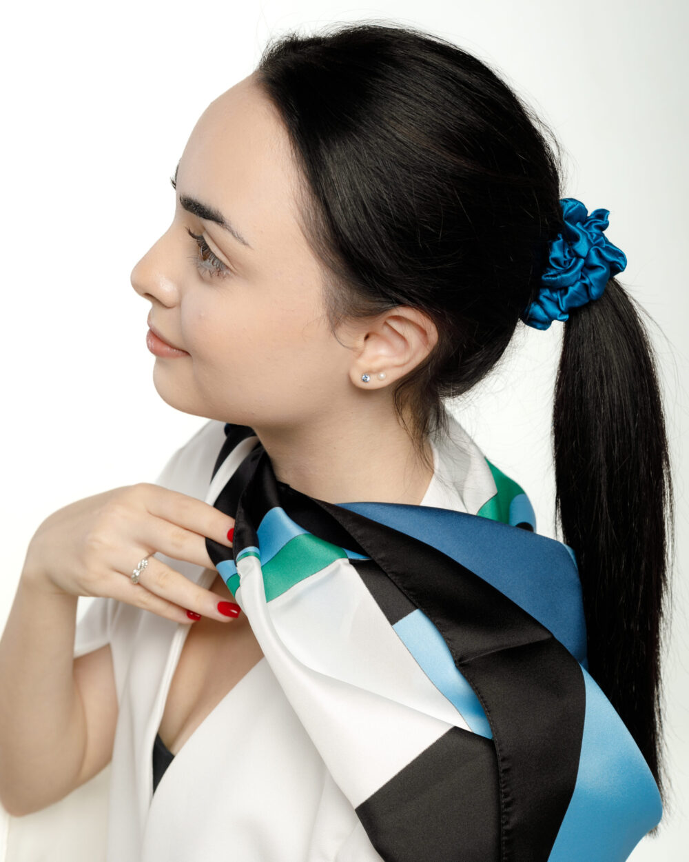 Natural Silk Hair Band - Image 4